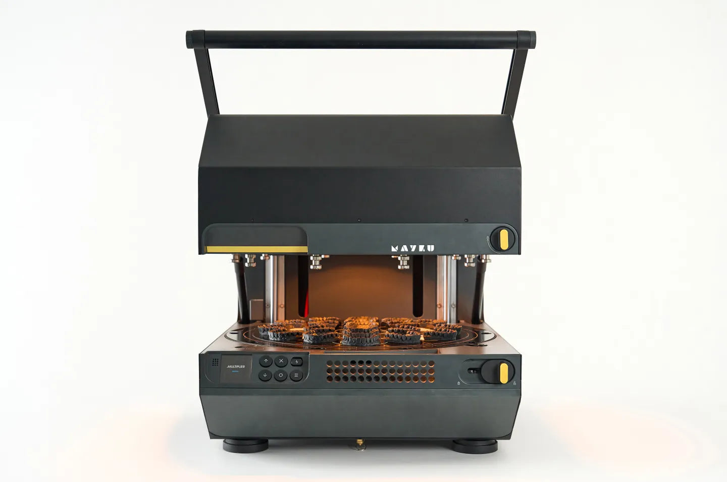 Mayku Multiplier open with teeth being made