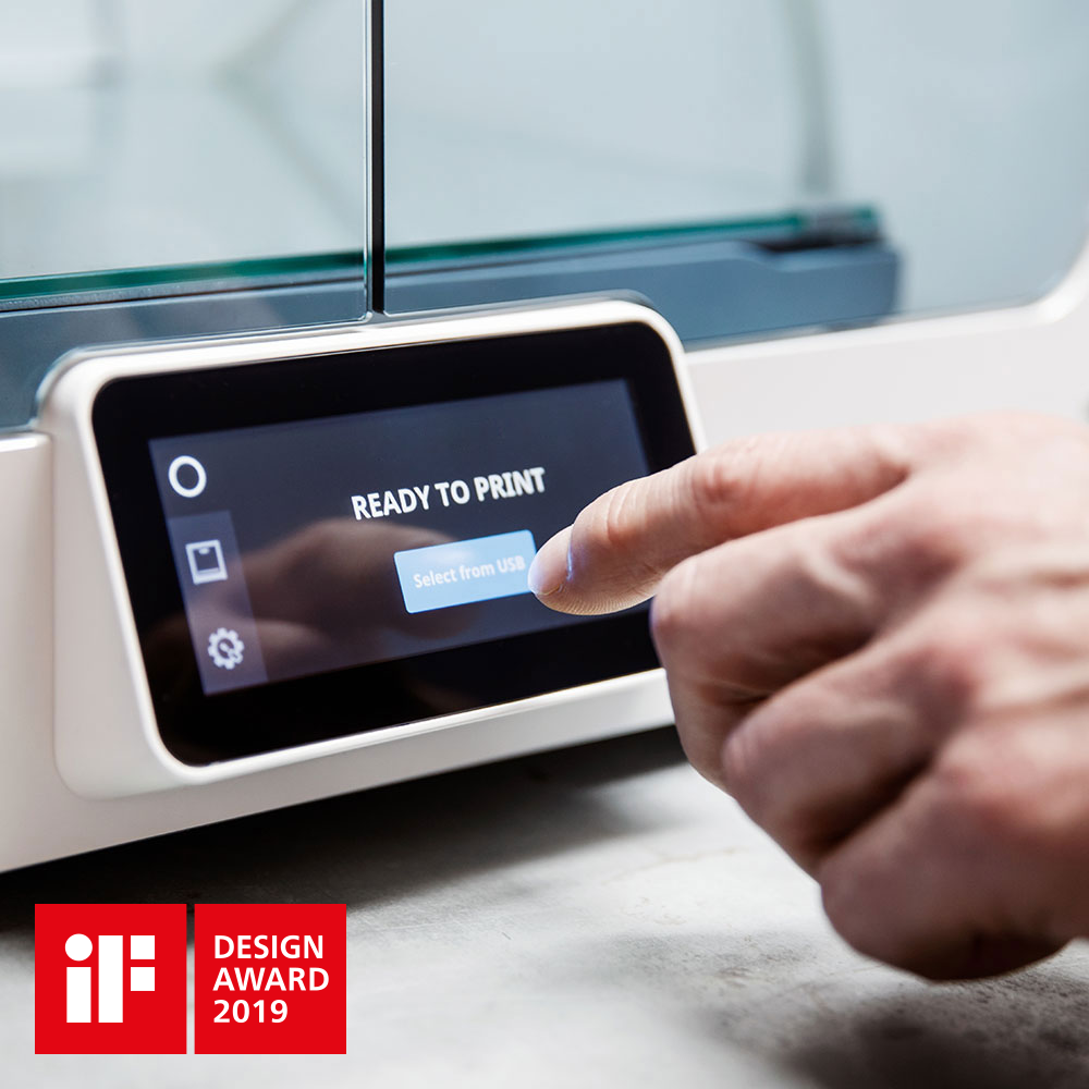 The award-winning touchscreen makes using the Ultimaker S5 hassle-free